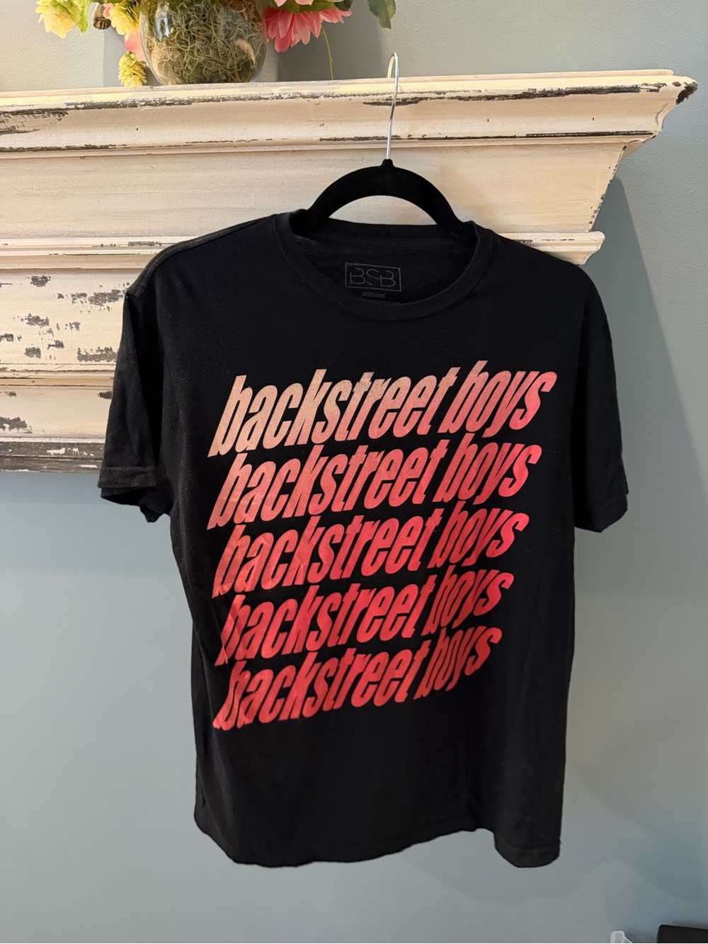 Black Backstreet Boys Graphic Tee 90’s - authentic